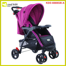 Stainless steel safe baby double stroller